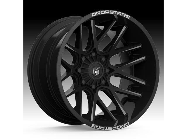 20x12 Black Deep Concave Wheels U149180