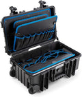 Black Outdoor Tool Case with Pocket Tool Boards P3904
