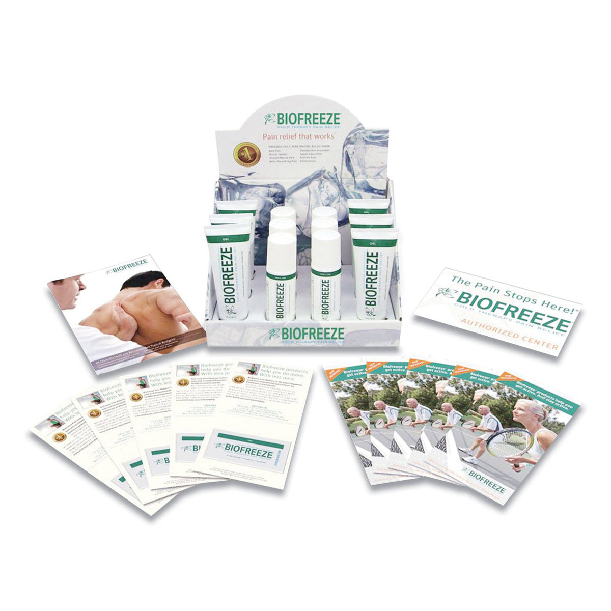 Topical Analgesic Pain Reliever Roll-Ons, Gels, Sprays, 12/Set B479