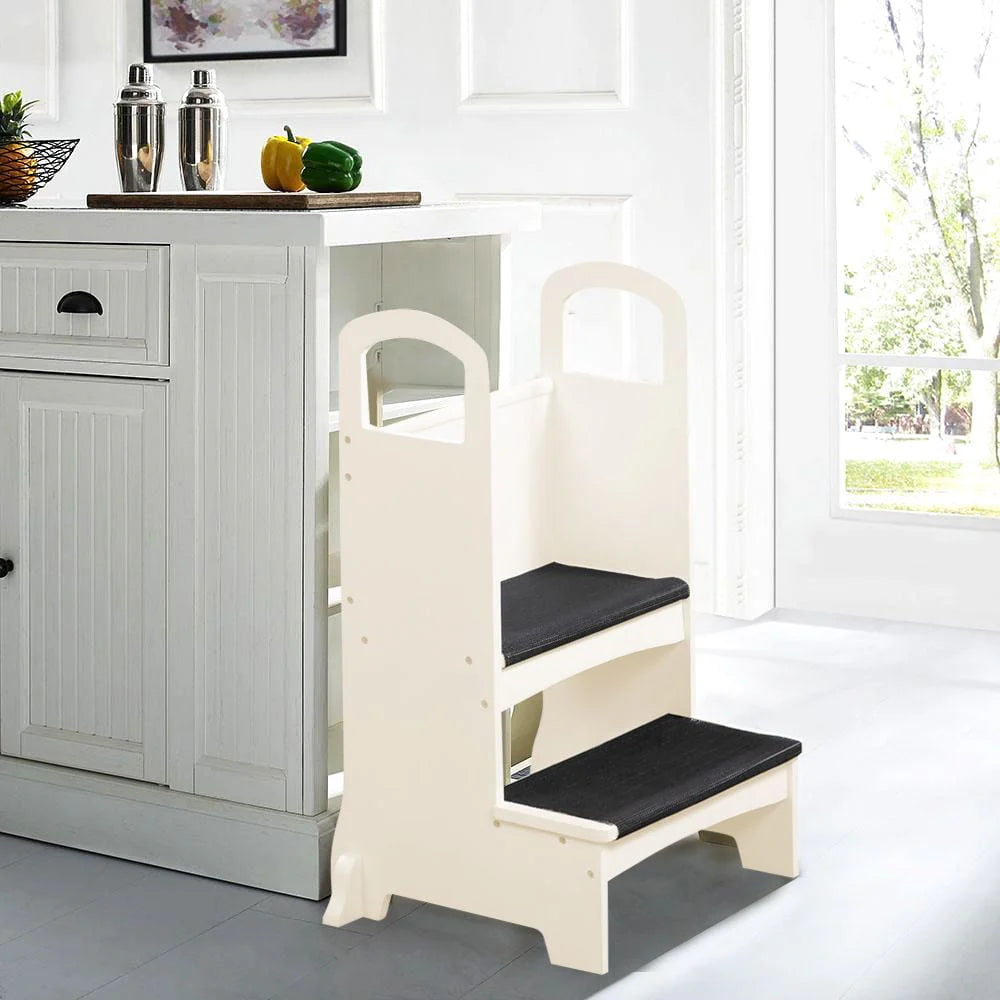 Espresso Wooden Kids Step Stool F887047