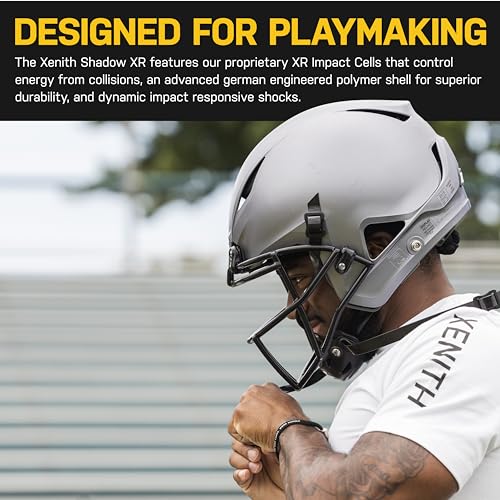 Lightweight Polycarbonate Football Helmet with Facemask Z40087