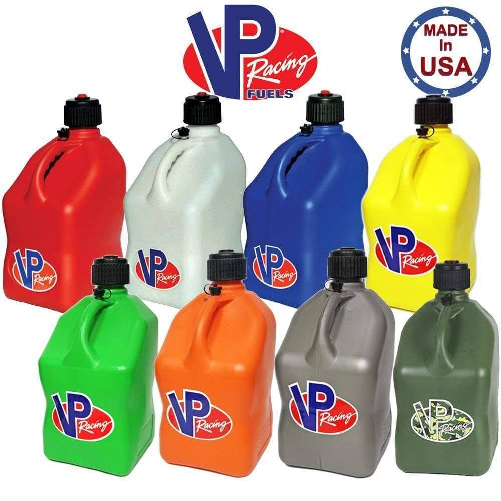Green 5 Gallon Square Gas Can with Hose L4084