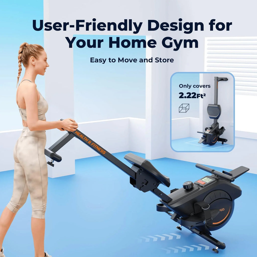 Magnetic Rowing Machine with 350lbs Weight Capacity X656