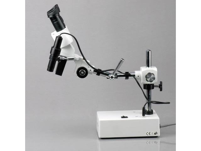 20X & 40x Widefield Stereo Microscope with Boom Arm Stand O34109