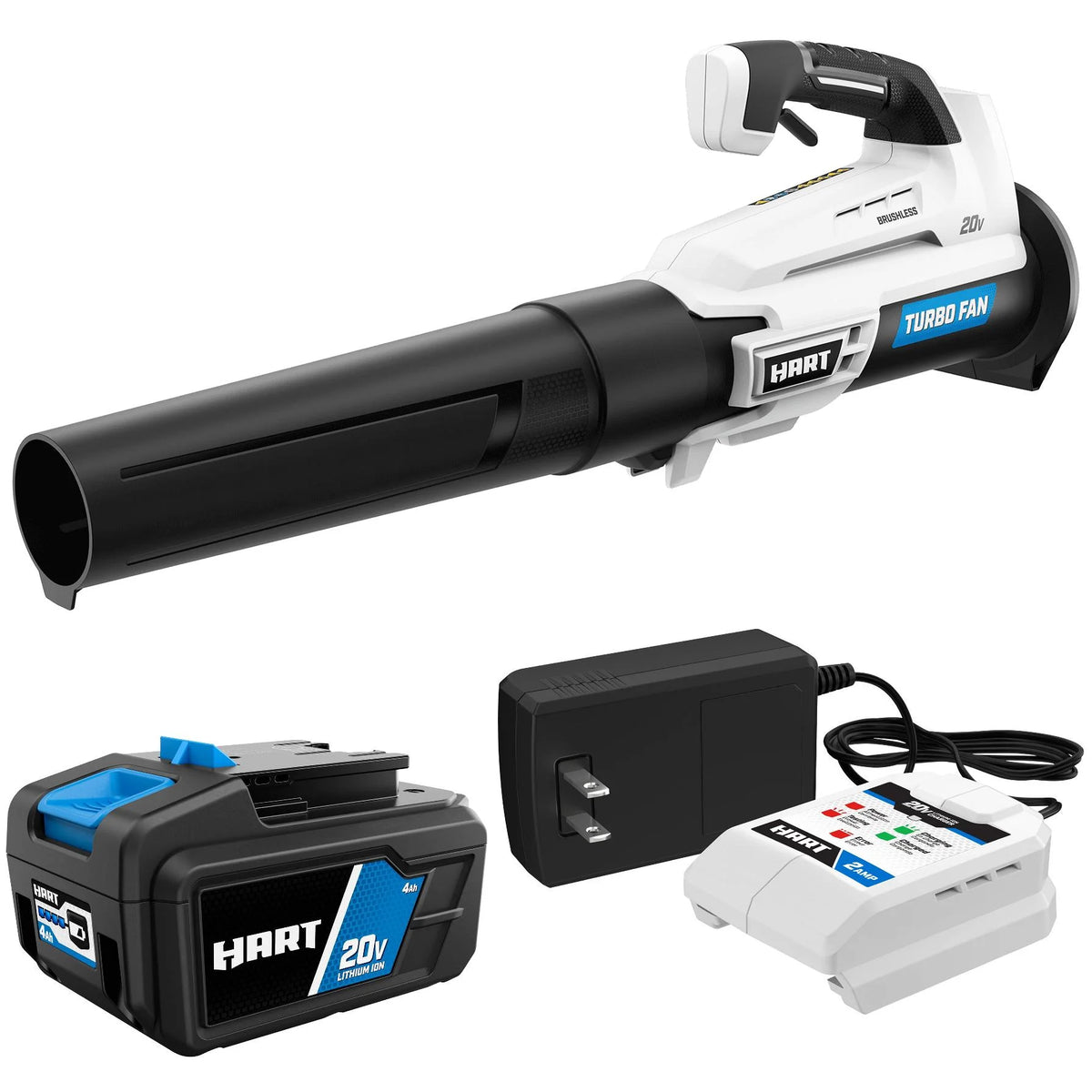 20-Volt 350 CFM Brushless Blower with Battery and Charger B98235