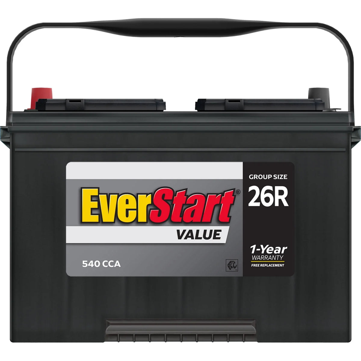 Group Size 26R 12 Volt 540 CCA Lead Acid Automotive Battery R746579
