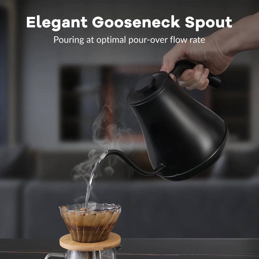 Electric Gooseneck Kettle 0.8L 1200W Matt Black D3607