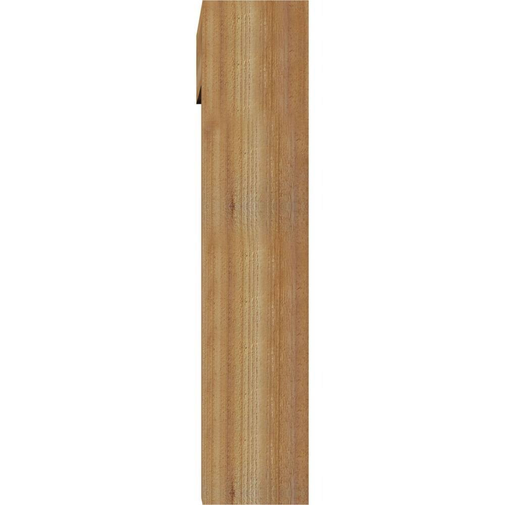 Traditional Block Rough Sawn Bracket with Offset Brace X980