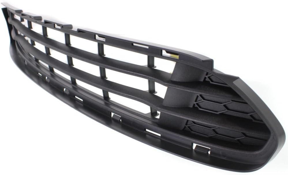 Front Textured Gray Bumper Grille Pack of 2 W79073