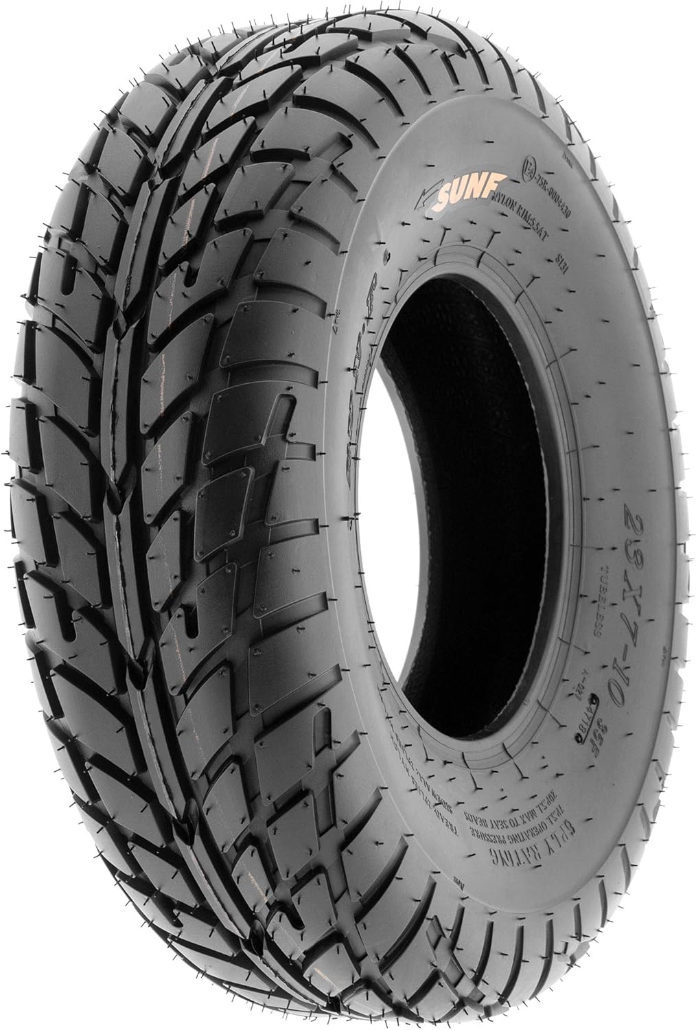 Set of 4 ATV UTV Flat Track Tires 20x7-8 Front & 18x9.5-8 Rear, 6 PR, Tubeless P46733