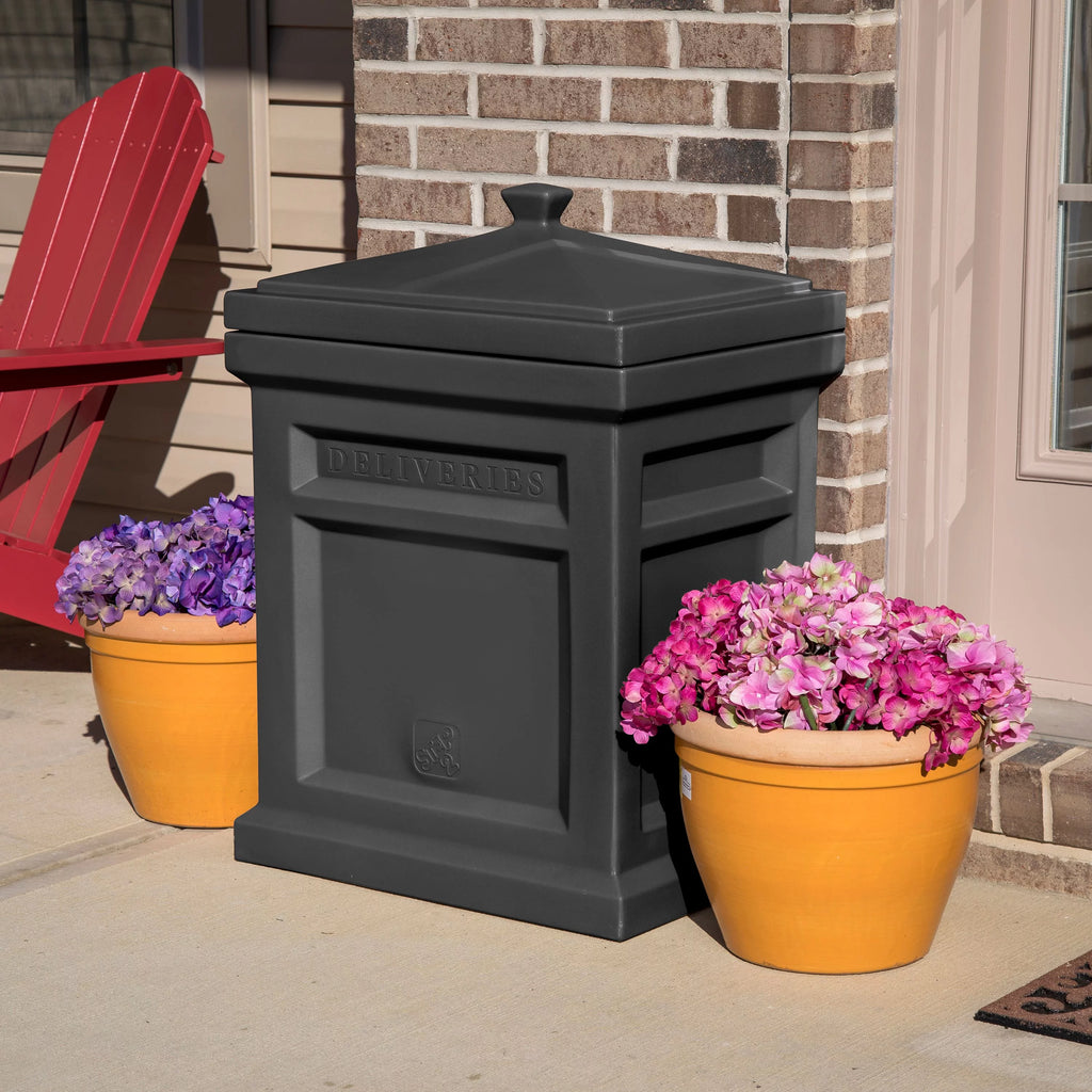 Black Parcel Delivery Box W49082