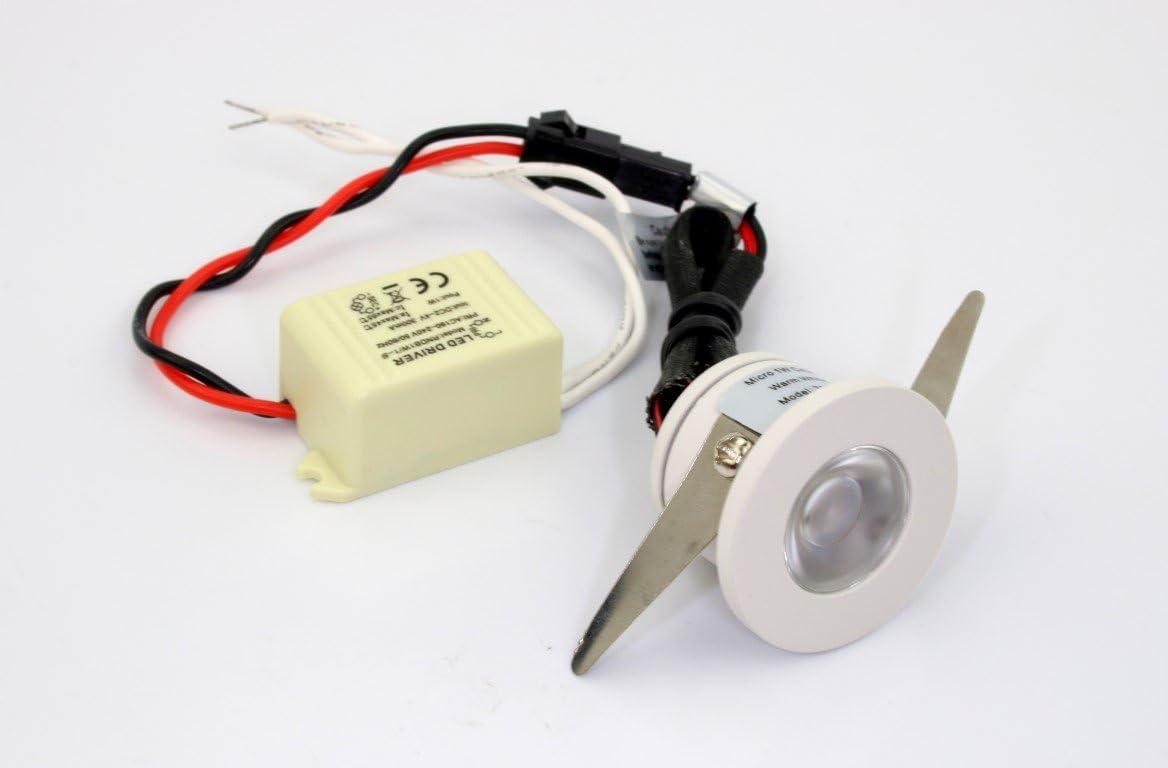 1.25" 1 Watt Cool White LED Down Light Pack of 2 Z2108