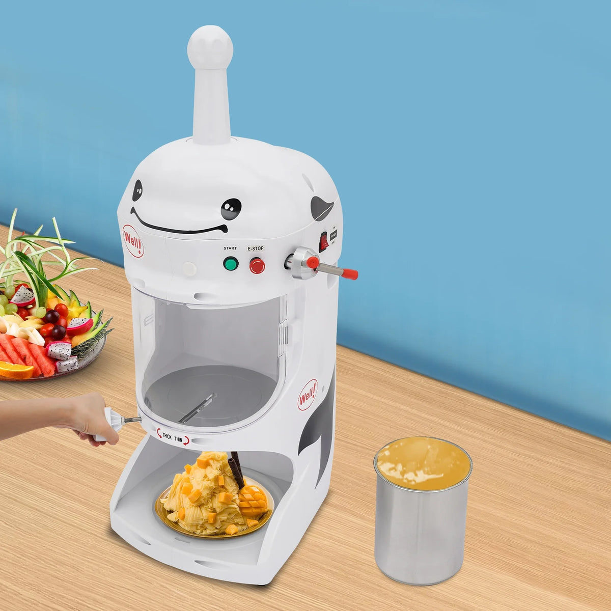 350W Electric Ice Shaver Snow Cone Maker I52936
