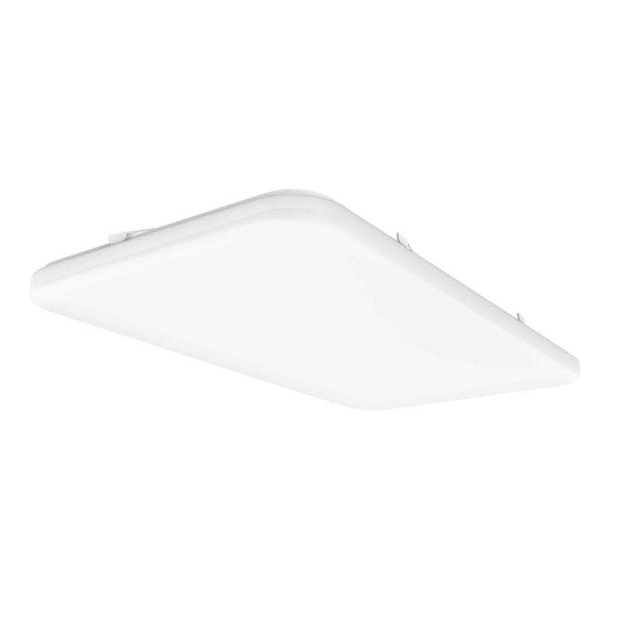 Satin White LED Flush Mount Light P922