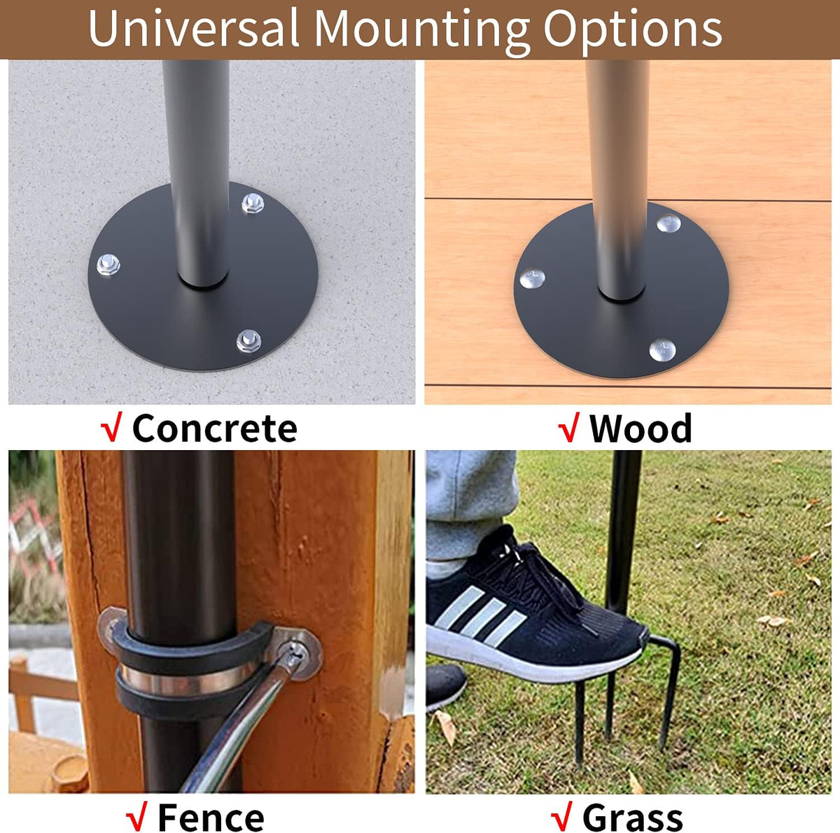 String Light Poles with Hooks 2PCS X500620