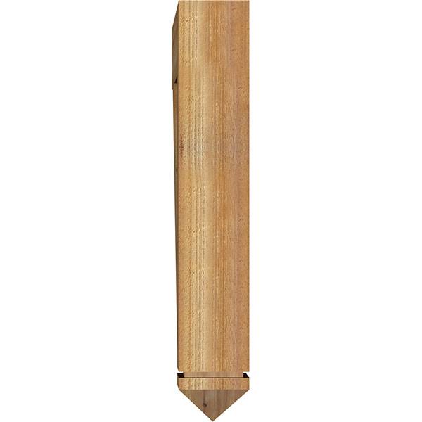 6x22W x 32x22D x 36x22H Rough Sawn Western Red Cedar Bracket R250
