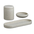 Soap Dish Accessory Jar Amenity Tray Set of 3 R745