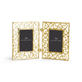 Heart Gold Hinged Frame 2x3 B772