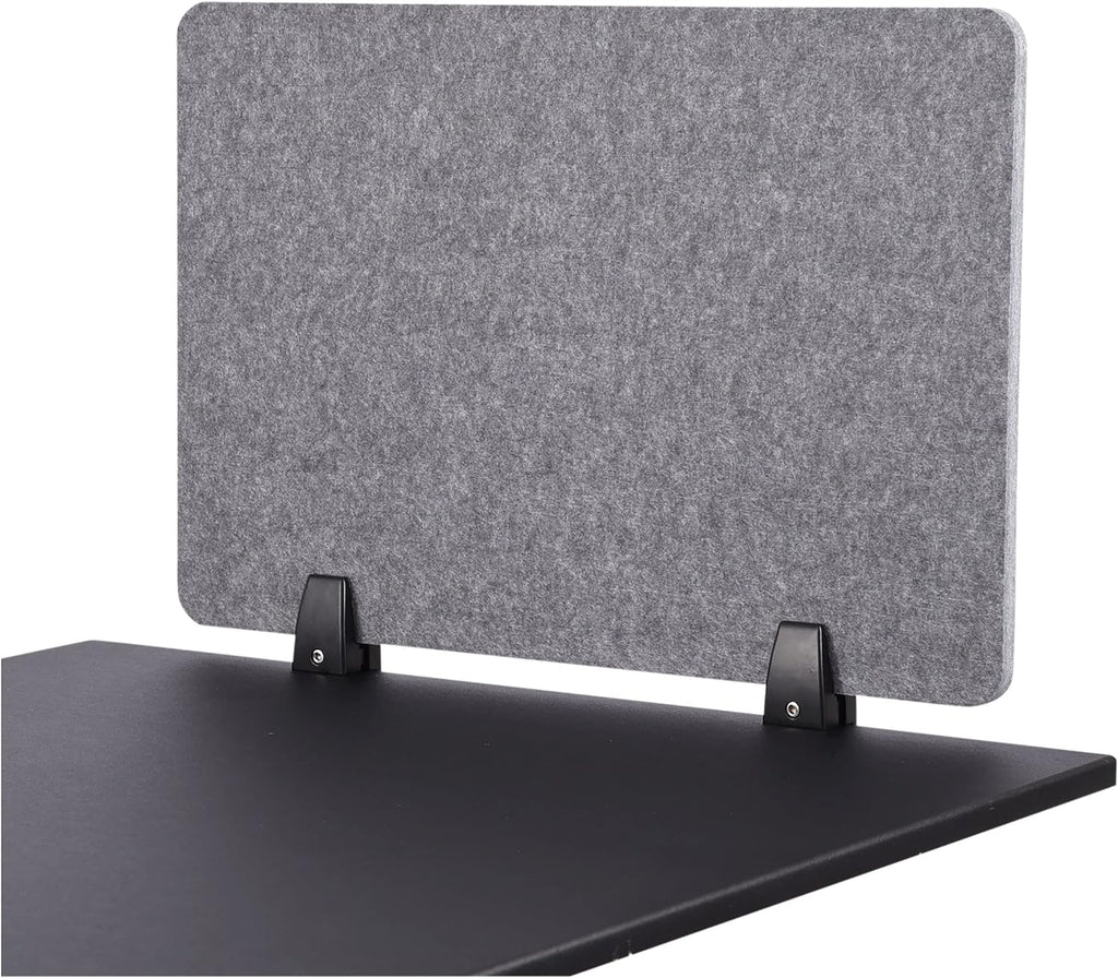 Clamp-On Acoustic Desk Divider Privacy Panel S997493