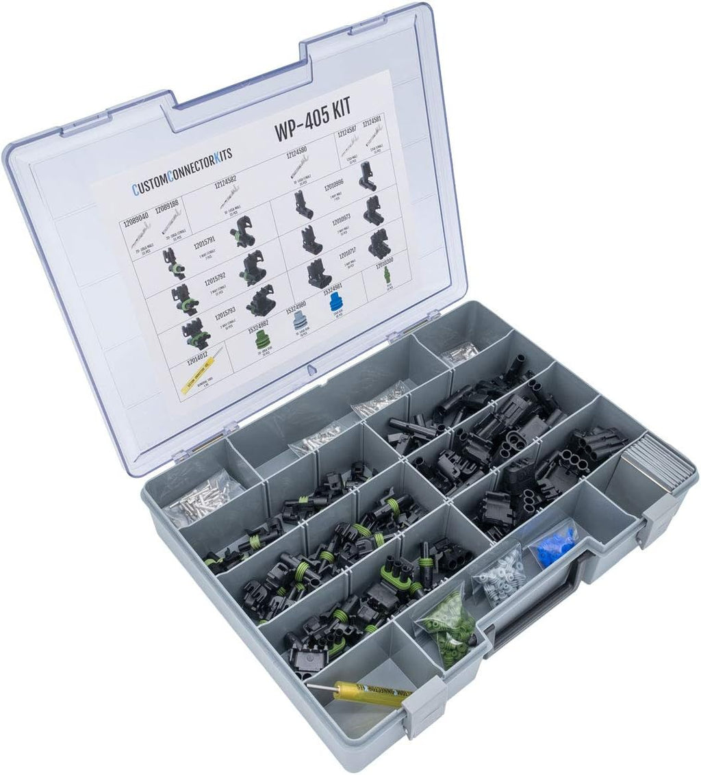 405 Piece Sealed Automotive Electrical Connector Kit W2595