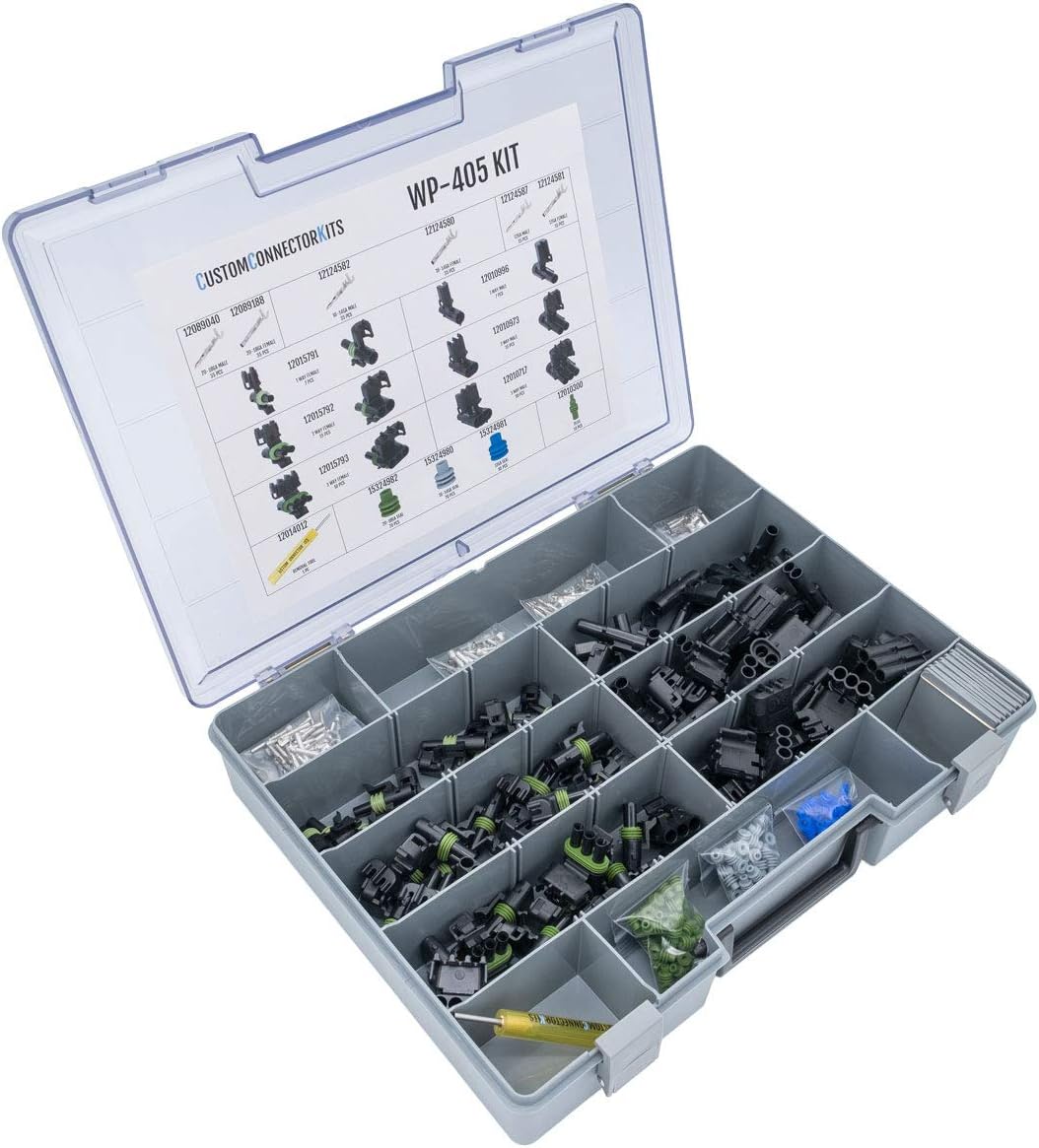 405 Piece Sealed Automotive Electrical Connector Kit W2595