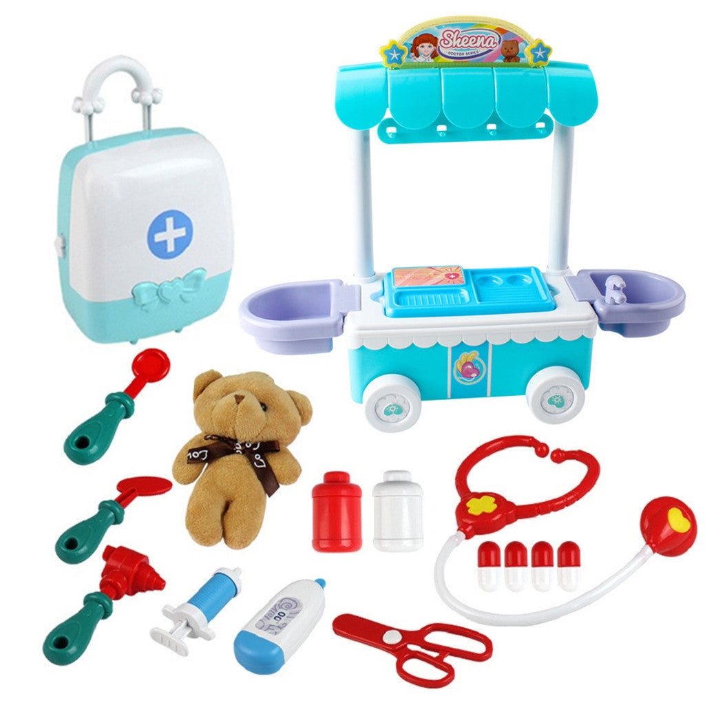 Doctor Kit Surgical Car with Music Kids Play House Educational Role Play Toy K5121
