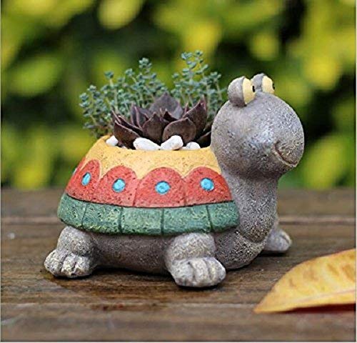 Turtle Resin Succulent Planter Q69640