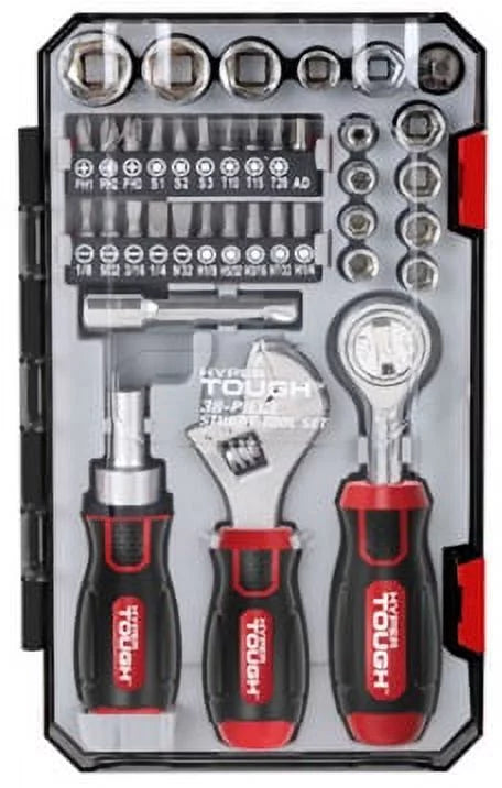 38 Piece Stubby Wrench and Socket Set Q322571