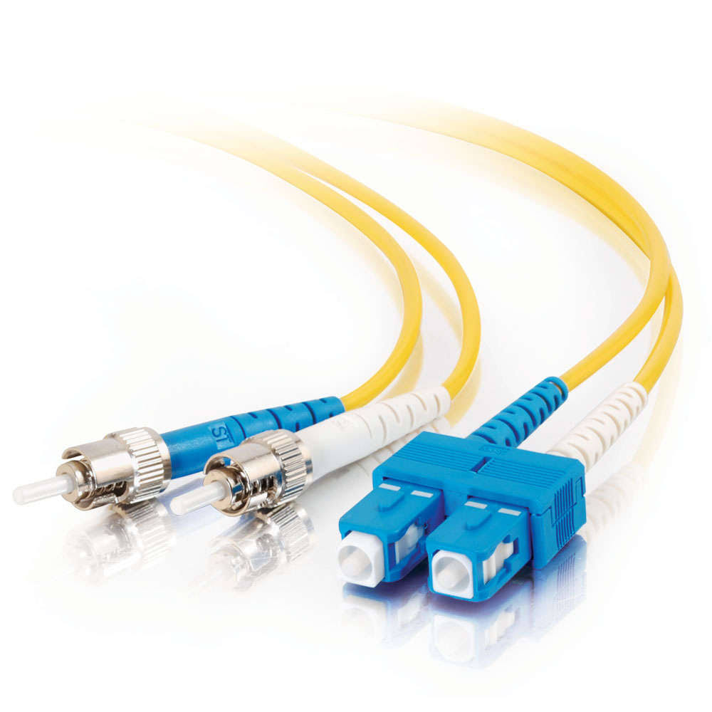 8M SC-ST OS1 Duplex Single-mode Fiber Optic Cable J5212