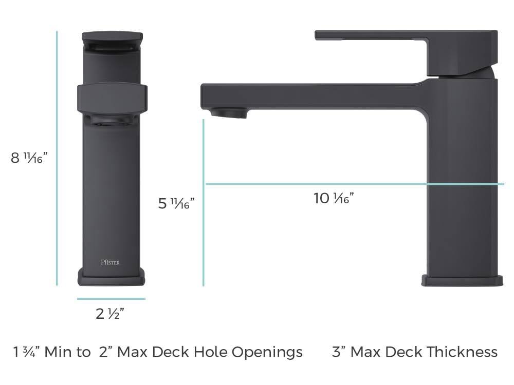 Matte Black Deck Mount Roman Tub Faucet G826927