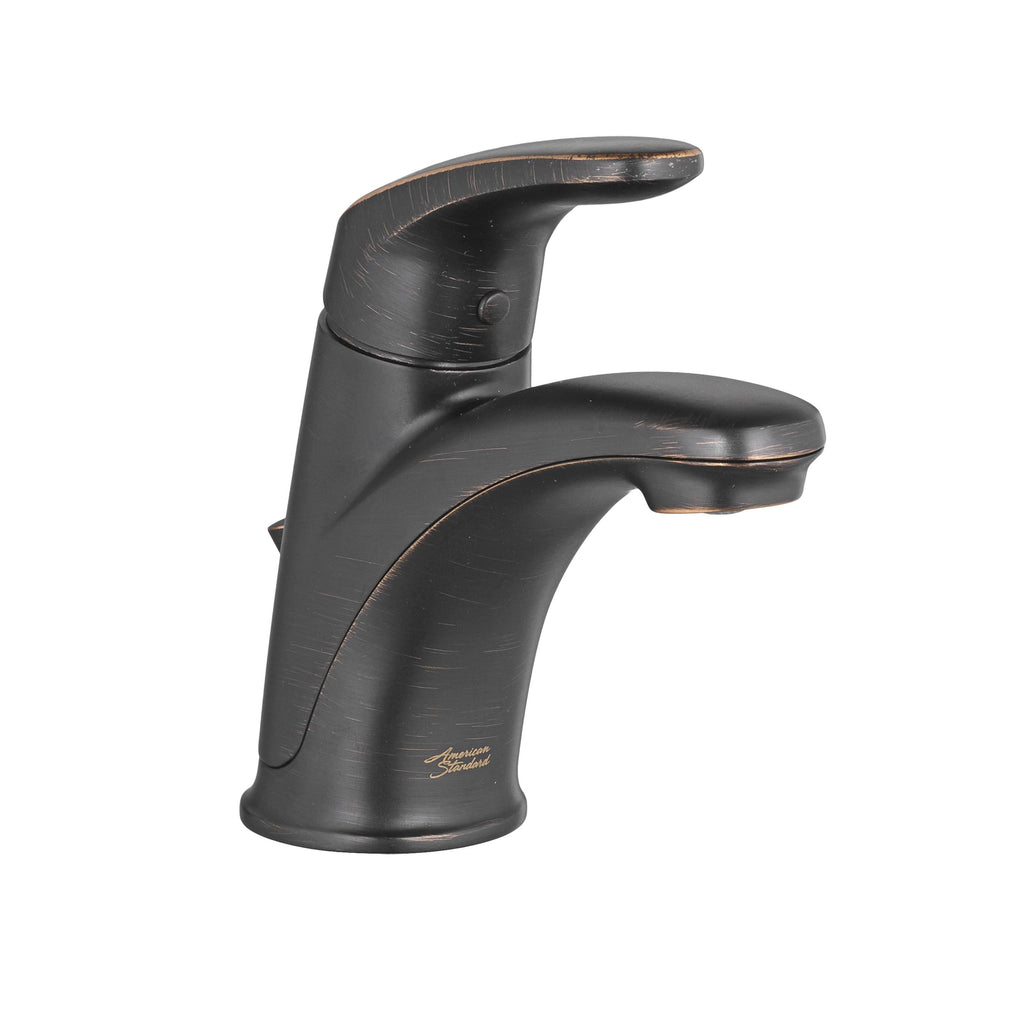 Single-Handle Single-Hole Bathroom Faucet with 50/50 Drain in Legacy Bronze P86481