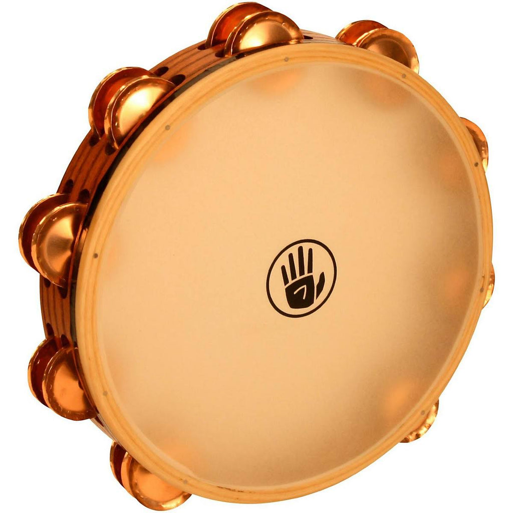 Phosphor Bronze Double Row Tambourine with Calf Head G77778
