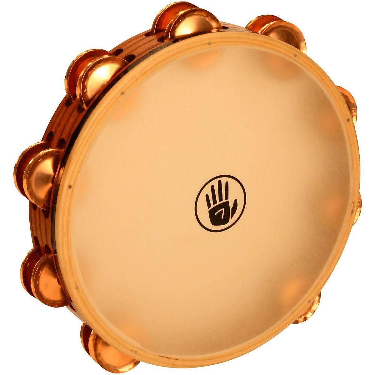 Phosphor Bronze Double Row Tambourine with Calf Head G77778