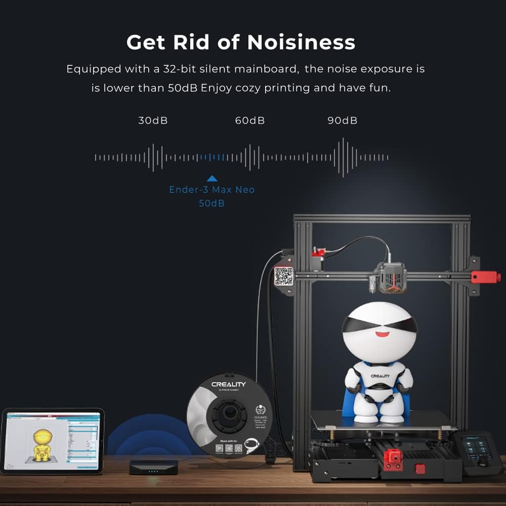 FDM 3D Printer with CR Touch Automatic Leveling Dual Z-axis 32-bit Silent Mainboard F357