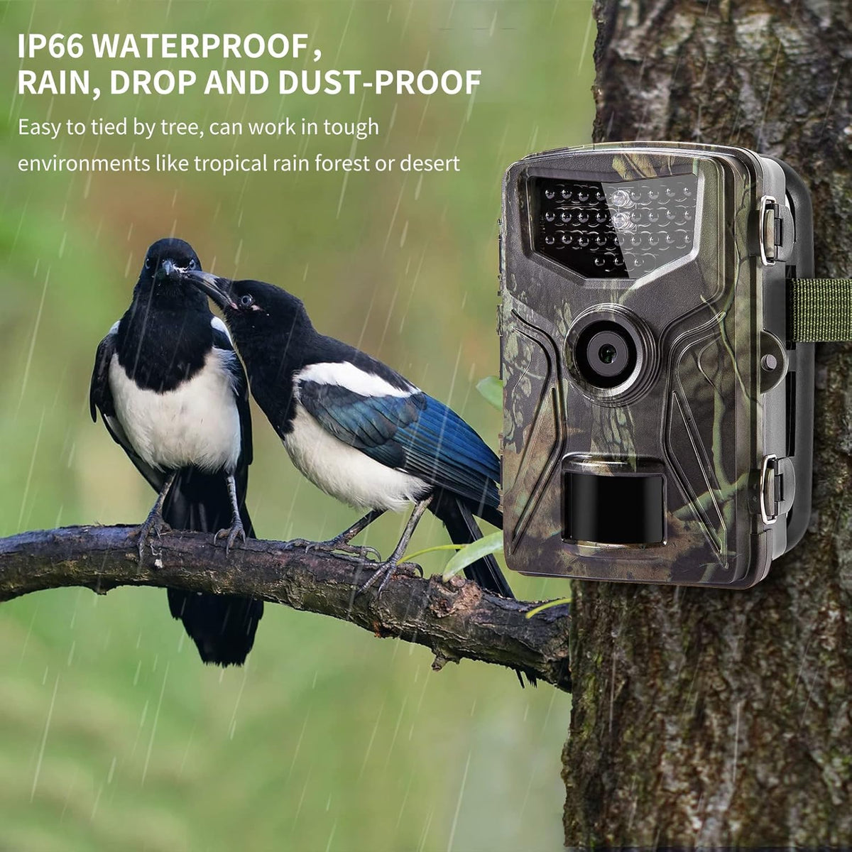 2.7K 36MP Trail Camera with Night Vision Waterproof J550769