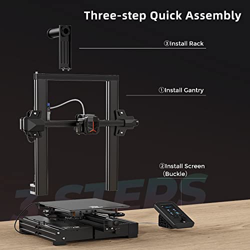 3D Printer with CR Touch Auto Leveling PC Spring Steel Platform 8.66x8.66x9.84 inch U8362