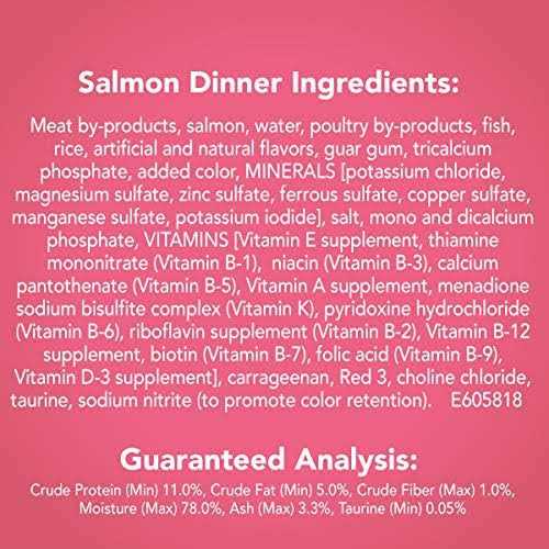 Friskies Pate Wet Salmon Dinner Cat Food E3770