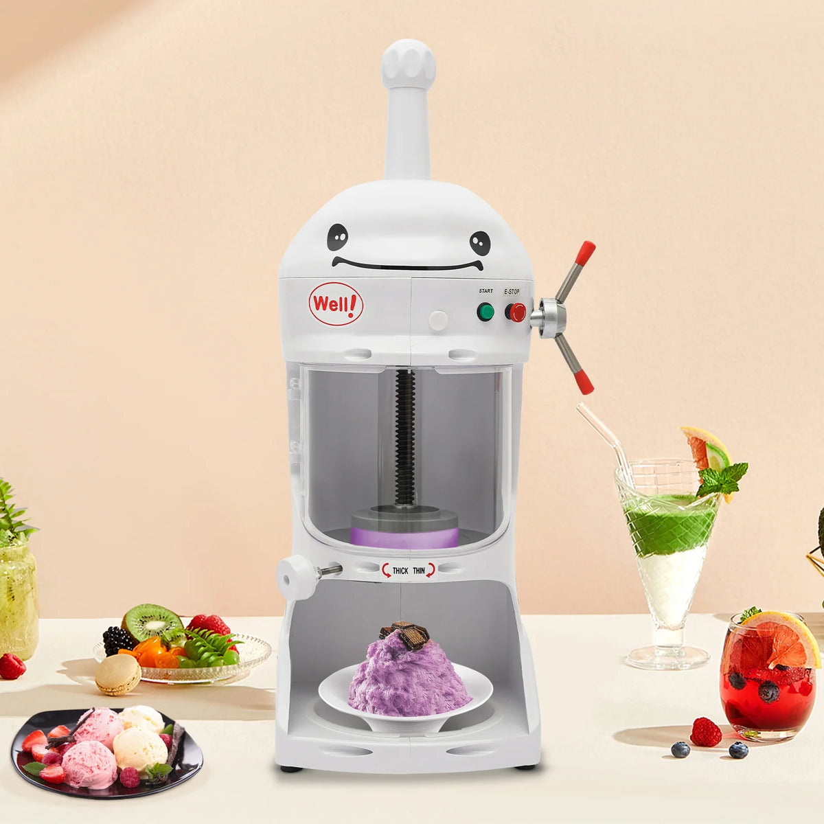 350W Electric Ice Shaver Snow Cone Maker I52936
