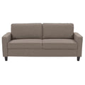 Taupe Brown Fabric Three Seater Sofa P5251