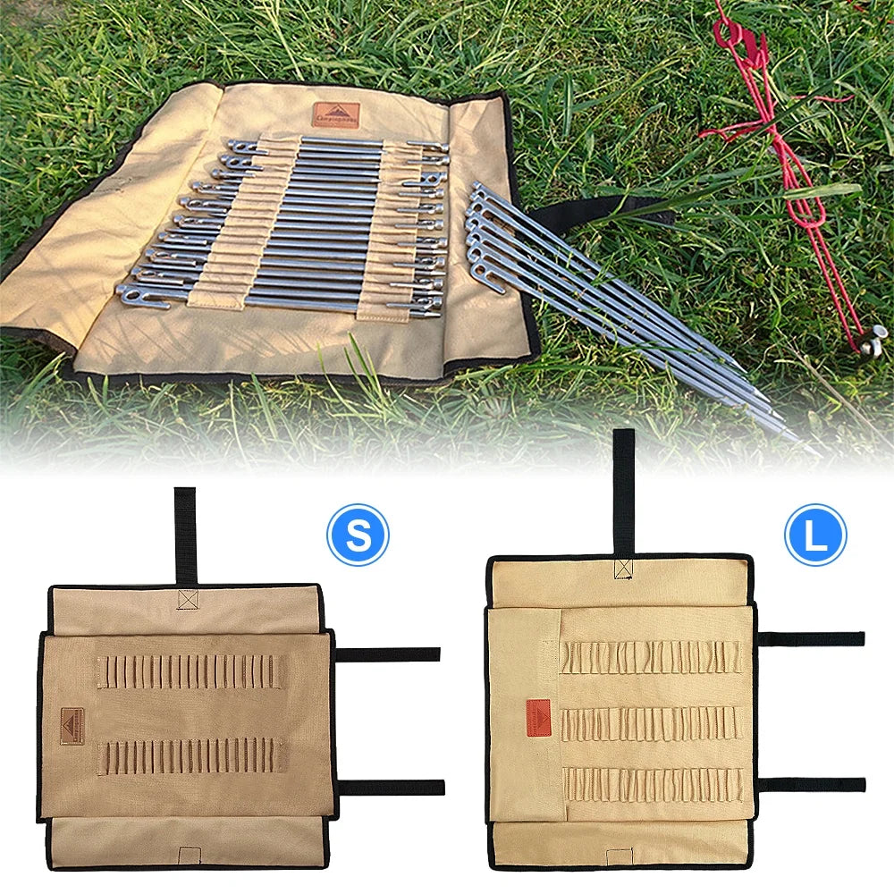 Camping Stake Bag Tent Pegs Storage Bag Carrying Bag D311158