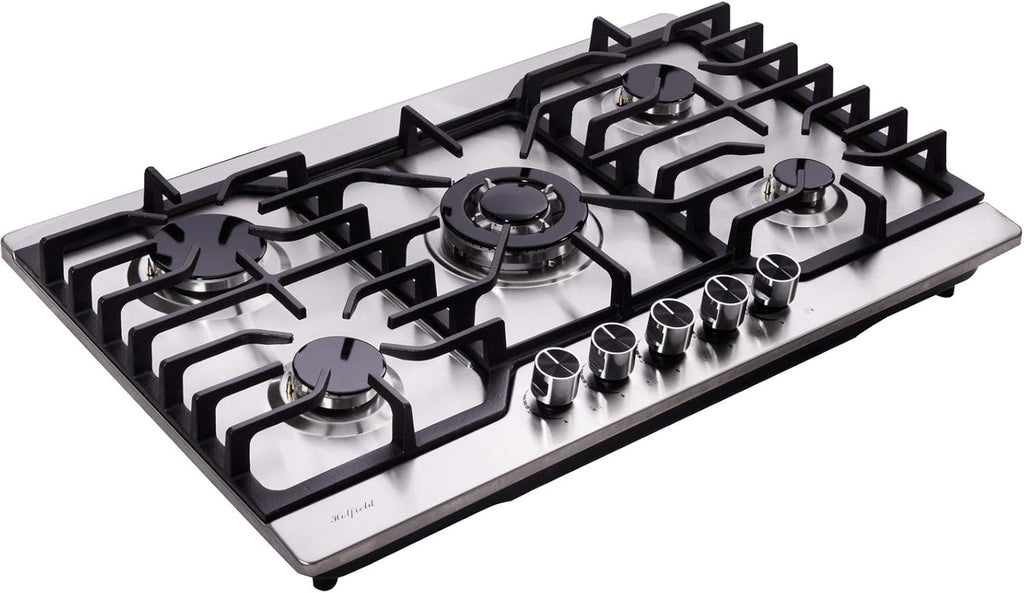 30 Inch 5 Burners Stainless Steel Gas Cooktop W433502
