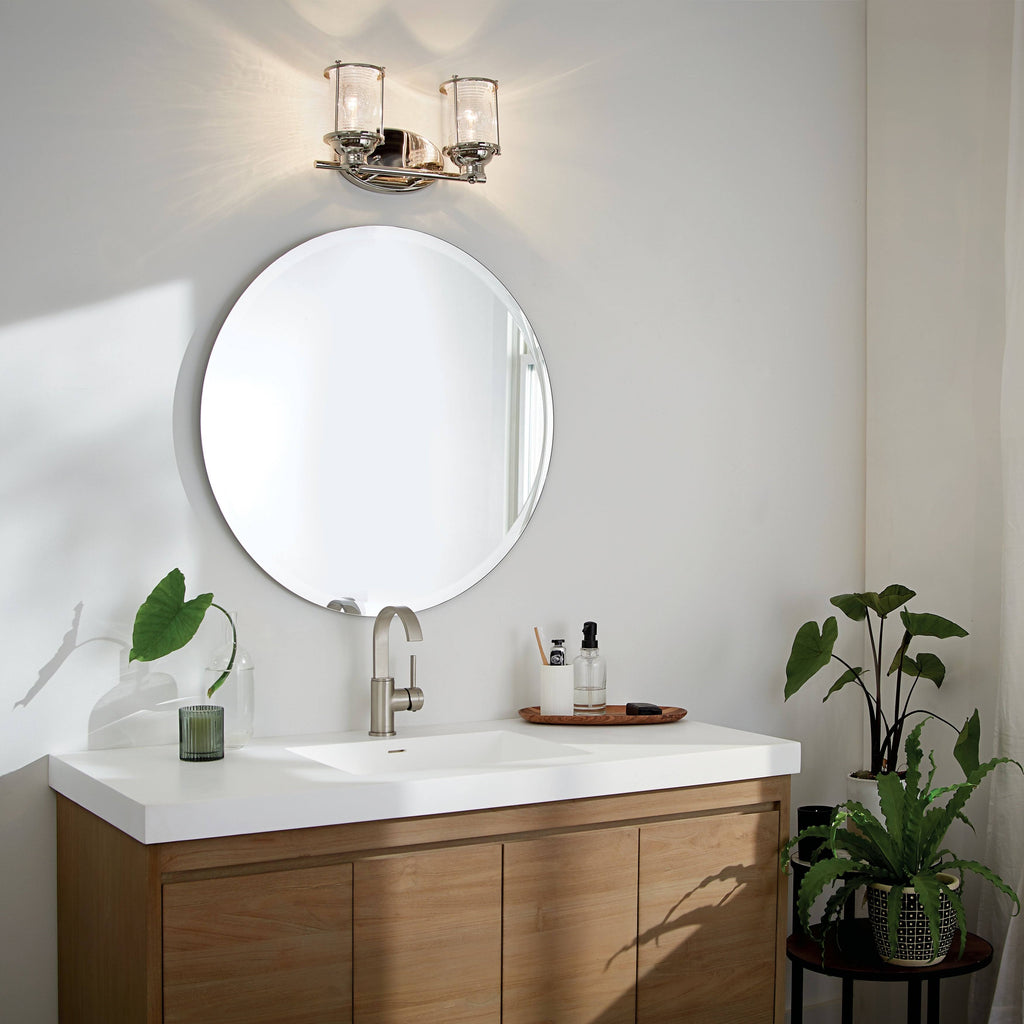 Polished Nickel 2 Light Bath E9232