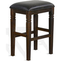 Tobacco Leaf Wood Stool C5432