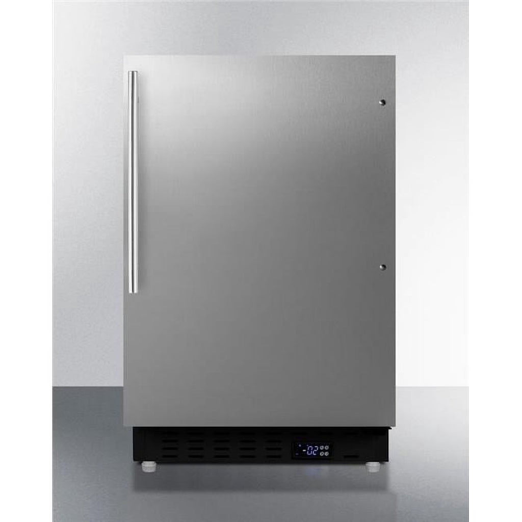 24 in. Built-In All-Freezer, Stainless Steel & Black P102