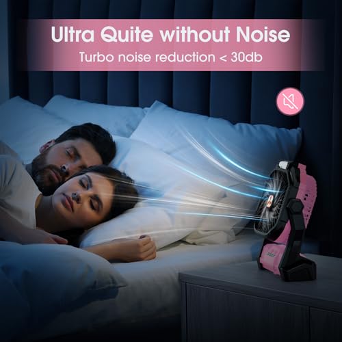 Portable Rechargeable Fan with LED Lantern M957119