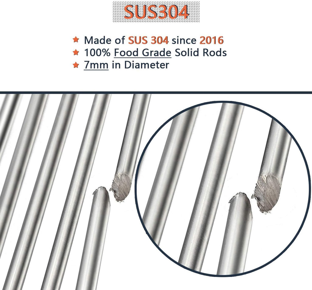 18.75 inch SUS304 Stainless Steel Gas Grill Grates, Pack of 2 Z8835