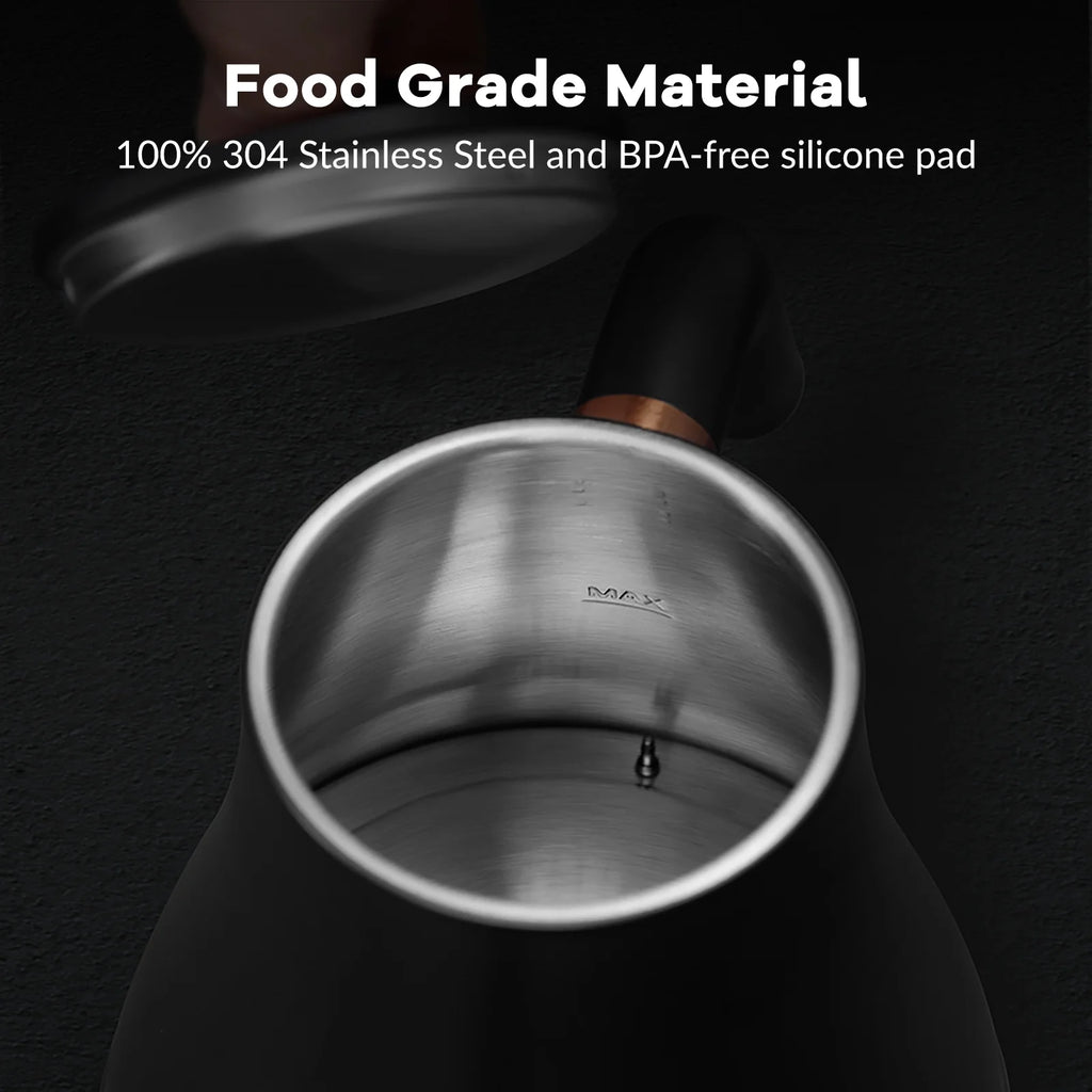 Electric Gooseneck Kettle 0.8L 1200W Matt Black D3607