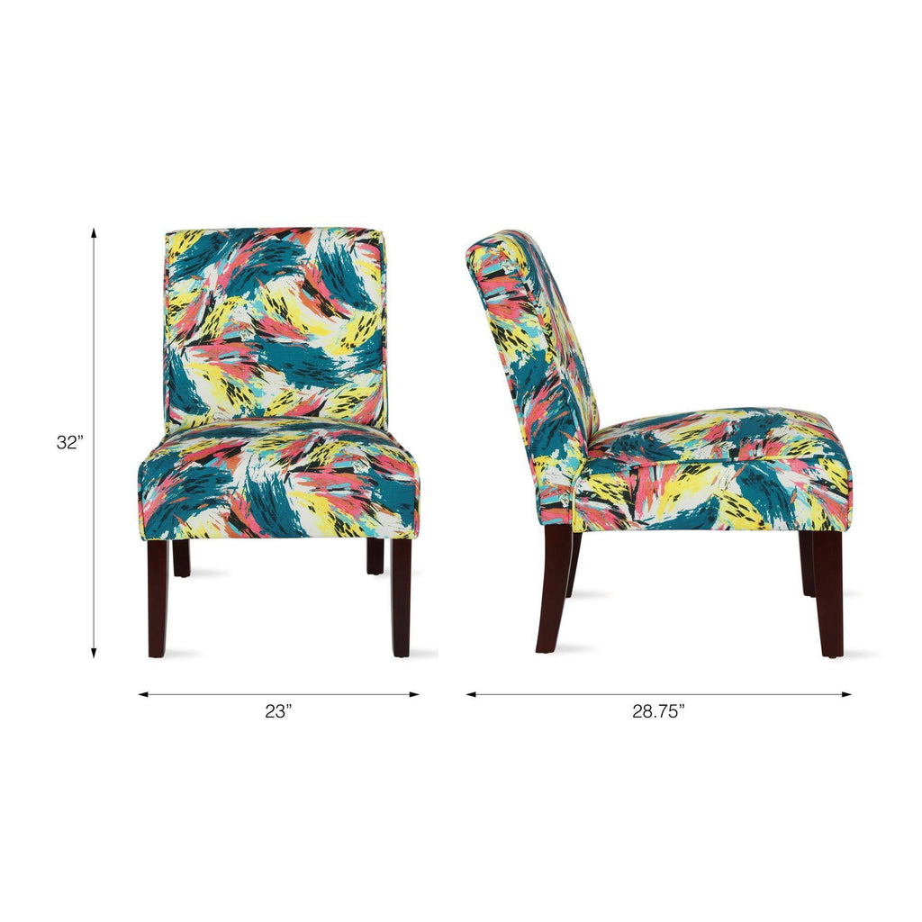 Armless Accent Chair R406