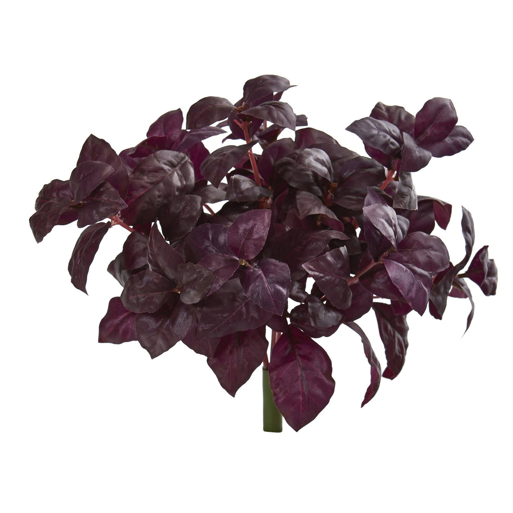 11in. Artificial Plant Set of 6 Burgundy L41609