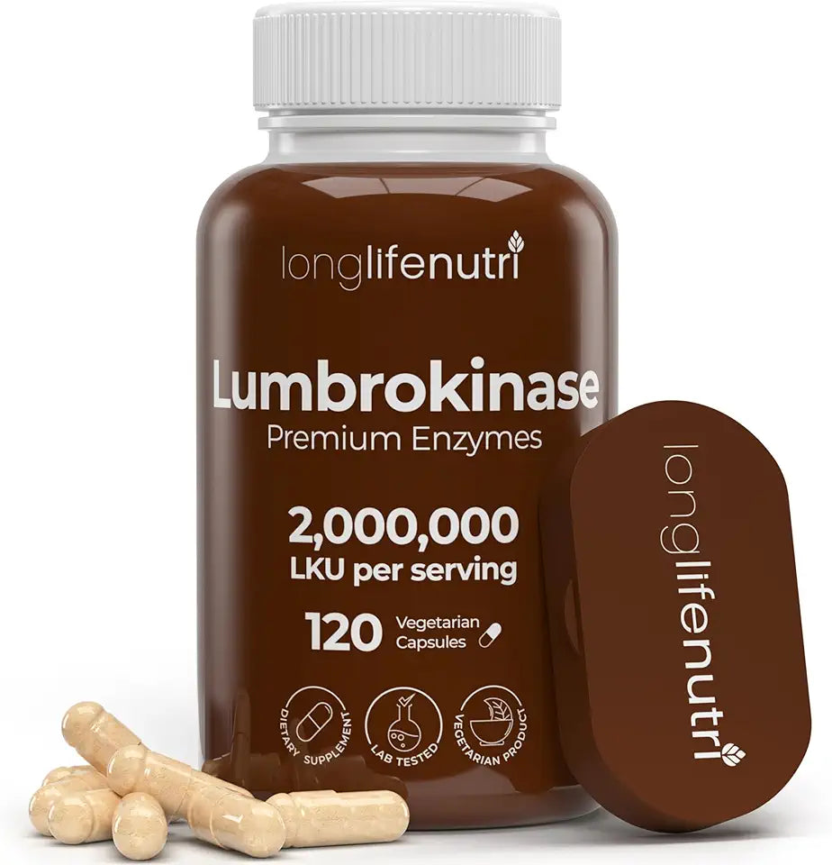 100mg 2,000,000 Units Vegetarian Capsules Enzyme Supplement U9828